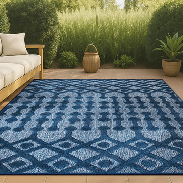 Peralta Moroccan Diamond Indoor/outdoor Area Rug